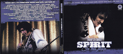 There's A Sweet Spirit In This Place - Elvis Presley Bootleg CD