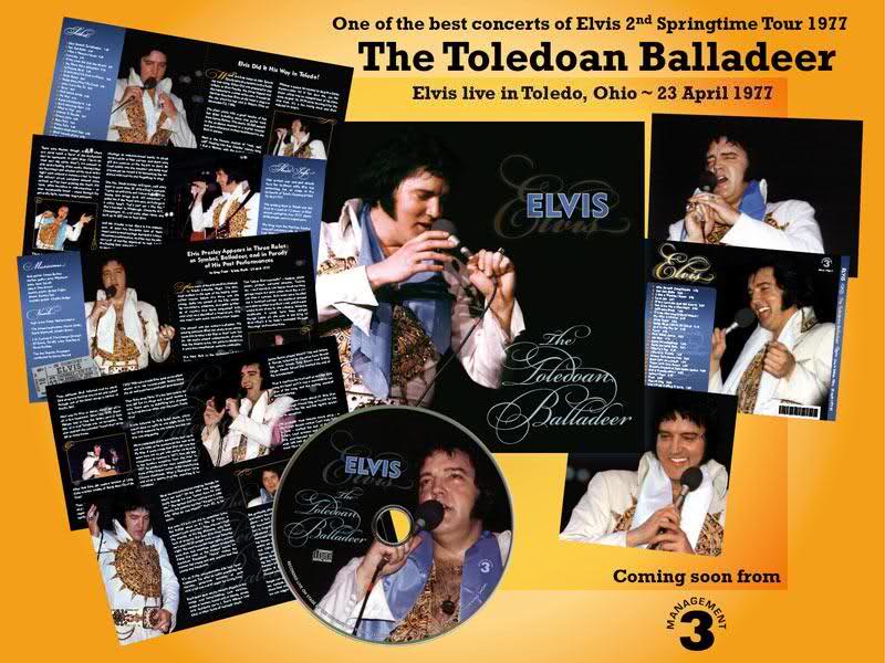 The Toledoan Balladeer - Elvis Presley Bootleg CD