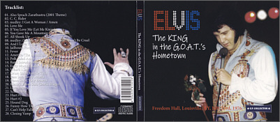 The KING in the G.O.A.T. 's Hometown - Elvis Presley Bootleg CD