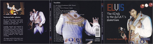 The KING in the G.O.A.T. 's Hometown - Elvis Presley Bootleg CD