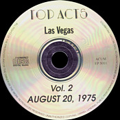 Top Acts In Vegas Vol.2 - Elvis Presley Bootleg CD