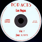 Top Acts In Vegas Vol.7 - Elvis Presley Bootleg CD
