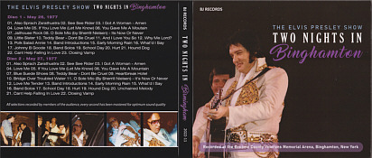 Two Nights In Binghamton - Elvis Presley Bootleg CD