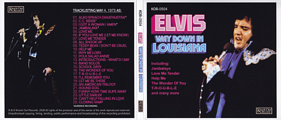 Way Down in Louisiana - Elvis Presley Bootleg CD