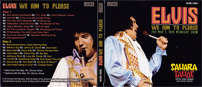 We Aim To Please - Elvis Presley Bootleg CD