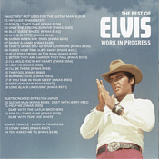 Work In Progress - The Companion Album - Elvis Presley Bootleg CD