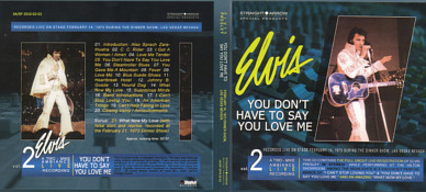  You Don't Have To Say You Love Me, Vol. 2  - Elvis Presley Bootleg CD