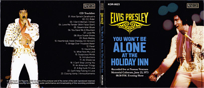 You Won't Be Alone At The Holiday Inn - Elvis Presley Bootleg CD