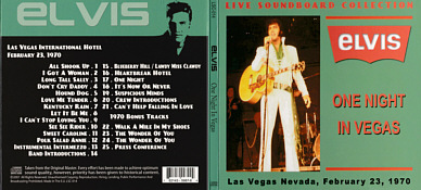 One Night In Vegas - Elvis Presley Bootleg CD