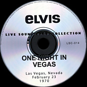 One Night In Vegas - Elvis Presley Bootleg CD