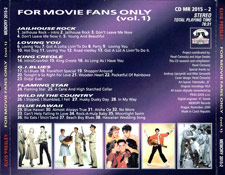 For Movie Fans Only Vol.1- Elvis Presley Bootleg CD