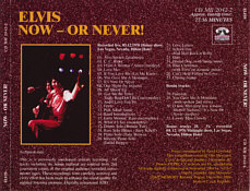 Now - Or Never! - Elvis Presley Bootleg CD