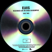 Elvis Recorded Live On Stage In Memphis - Legacy Edition - UK -  Elvis Presley Promotional CD-R