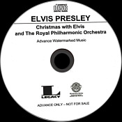 Elvis Presley with the Royal Philharmonic Orchestra - Elvis Christmas (USA) - Elvis Presley Promo CD-r
