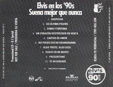 Elvis En Los 90's - Suena Mejor Que Nunca  - Elvis Presley Promotional CD