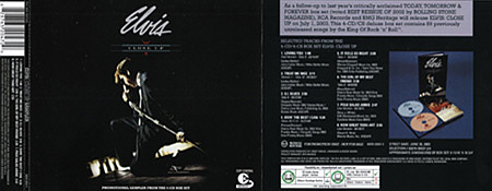 Close Up (EU) - Elvis Presley Promotional CD