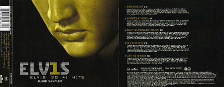 ELV1S 30 #1 HITS - Album Sampler - Elvis Presley Promotional CD