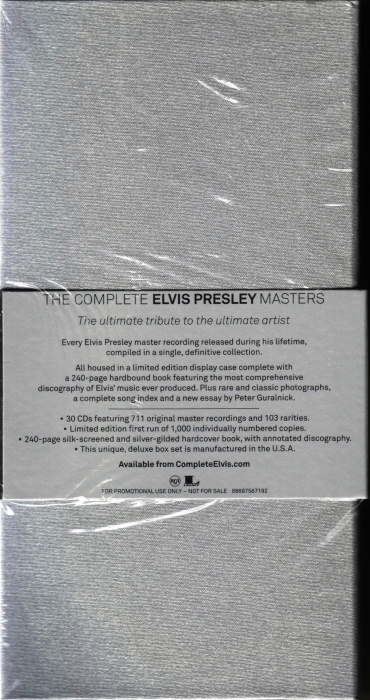 The Complete Elvis Presley Masters NFS Promo Box - USA 2010 - Legacy 88697567192