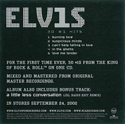 ELV1S 30 #1 HITS - press sampler - Elvis Presley Promo CD