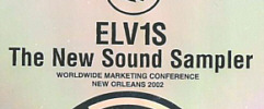 ELV1S The New Sound Sampler - Worldwide Marketing Converence New Orleas 2002 - Elvis Presley Promo CD