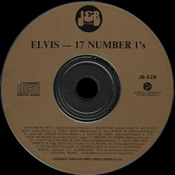 17 Number One Hits - JB 628 - Australia 1988