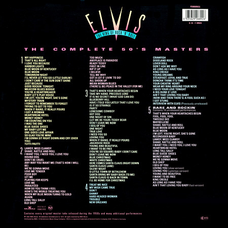 Elvis - The King Of Rock 'N' Roll - The Complete 50's Masters - Germany 1994 - BMG PD 90689 - Elvis Presley CD