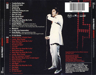 Elvis Presley 2 CD - Memories - The '68 Comeback Special - BMG BG2 67612 - Columbia Music Club - USA 1998