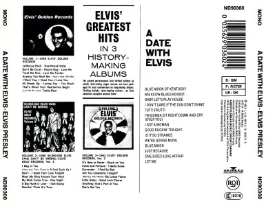 A Date With Elvis - BMG ND 90360 - Germany 1993