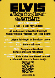 Aloha from Hawaii via Satellite - 50th Anniversary - Sony Legacy 1965801952 - USA 2023 - Elvis Presley CD