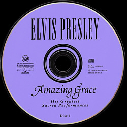 Amazing Grace - USA 2001 - BMG Direct 07863 66421 2 / D205997 - Elvis Presley CD