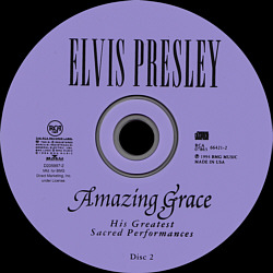 Amazing Grace - BMG Direct 07863 66421 2 / D205997 - USA 1995 - Elvis Presley CD