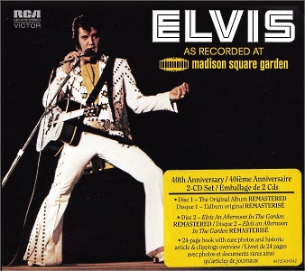 Elvis As Recorded At Madison Square Garden - Legacy Edition - CA 2012 - Sony Music 88725438542