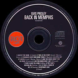 Back In Memphis - Australia 1992 - ND 90599 - Elvis Presley CD