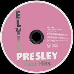 Best Hits - Japan 2025 -  Sony Music Labels DQCP 2153 - Elvis Presley CD