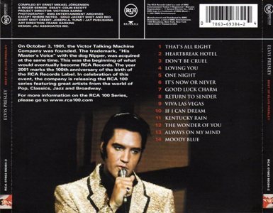 Best Of Elvis Presley - RCA 100 Years Of Music - BMG 07863 69384-2 - USA 2001