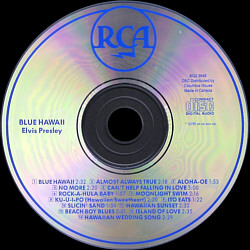 Blue Hawaii - BG2 3683 - BMG Music for Columbia House Music Club - Canada 1995