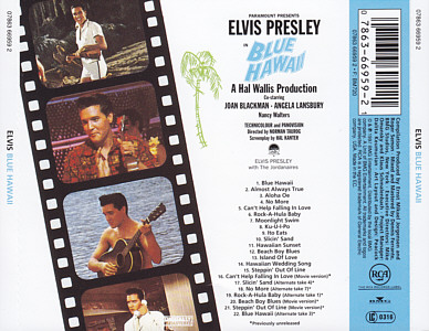 Blue Hawaii - EU 2014- Sony 07863 66959 2 - Elvis Presley CD