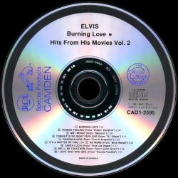 Burning Love and Hits From His Movies Vol.2 - BMG CAD1-2595 - Canada 1987