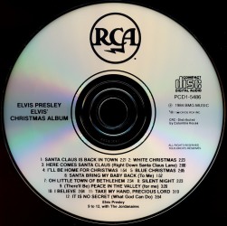 Elvis' Christmas Album - Canada 1995 (CRC) - PCD1-5486