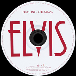 Christmas Peace - Canada 2003 - BMG BG2 52393 Columbia House - Elvis Presley CD