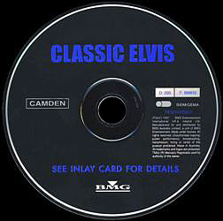 Classic Elvis - Australia 1997 - BMG 74321 476822 Camden - Elvis Presley CD
