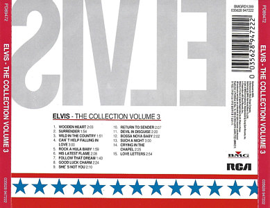 The Collection Volume 3 - Korea 1996 - BMG BMGRD 1289- Elvis Presley CD