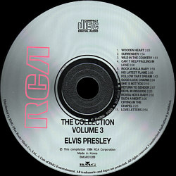 The Collection Volume 3 - Korea 1996 - BMG BMGRD 1289- Elvis Presley CD