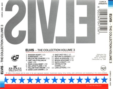 The Collection Volume 3 - South-Africa 1992 - BMG CDRCA (WM) 6043