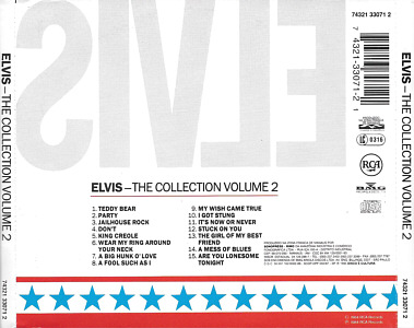 The Collection Volume 2 - Brazil 1995 - BMG 74321 33071 2 - Elvis Presley CD