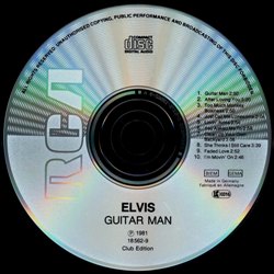 Guitar Man - German Club Edition - BMG 18562-9 - Germany 1989