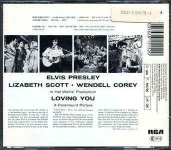 Back of jewel case - Loving You - German Club Edition - BMG ND81515 - Germany 1989