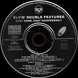 Double Features: Easy Come, Easy Go/Speedway - EU 1999 - BMG 74321 90627 2 - The Original Elvis Presley Collection - Elvis Presley CD
