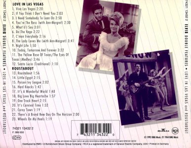 Love in Las Vegas and Roustabout - BMG 74321-13432 2 - Germany 1993