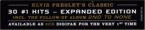 ELV1S - 30 #1 Hits Expand Edition - EU 2022 - Sony Music Sony Music 19658728732 - Elvis Presley CD